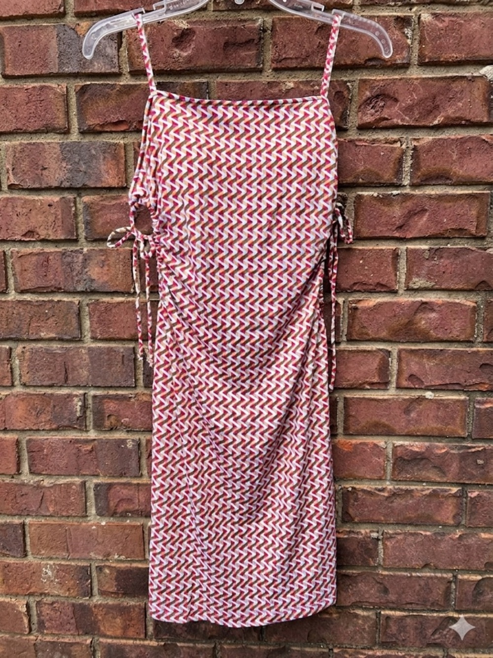 SO Sleeveless Dress with Side Tie Straps